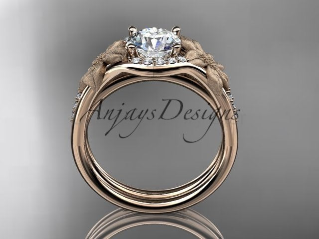 Lily Flower Engagement Ring Set 1 Carat Lab Grown Diamond IGI Certified - image 13