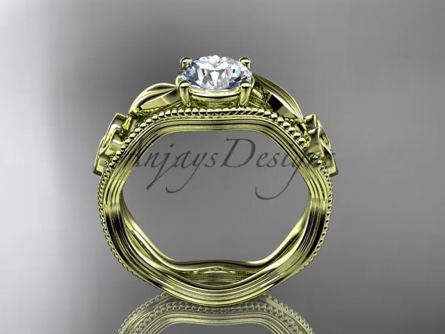 Celtic Engagement Ring Diamond Trinity Knot Ring 1 Carat Lab Grown Engagement Ring - image 13