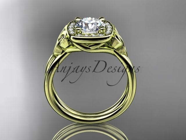 Irish Celtic Trinity Knot Engagement Ring 1 CT Lab Grown Diamond IGI Certified - image 9