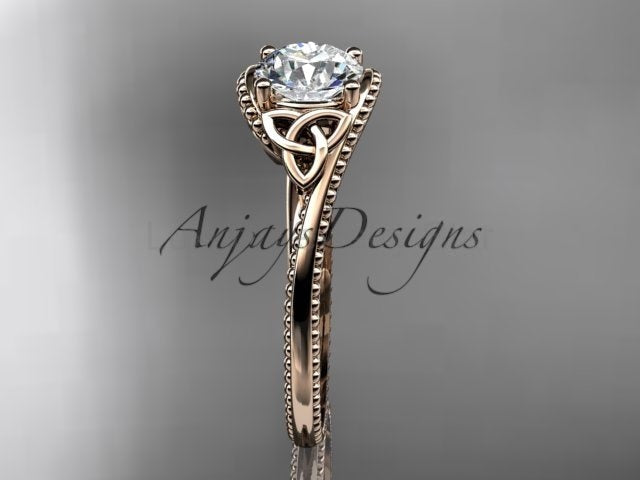 Celtic Dimond Ring Engagement Ring Irish Knot 1 Carat Lab Grown Diamond IGI Certified - image 12