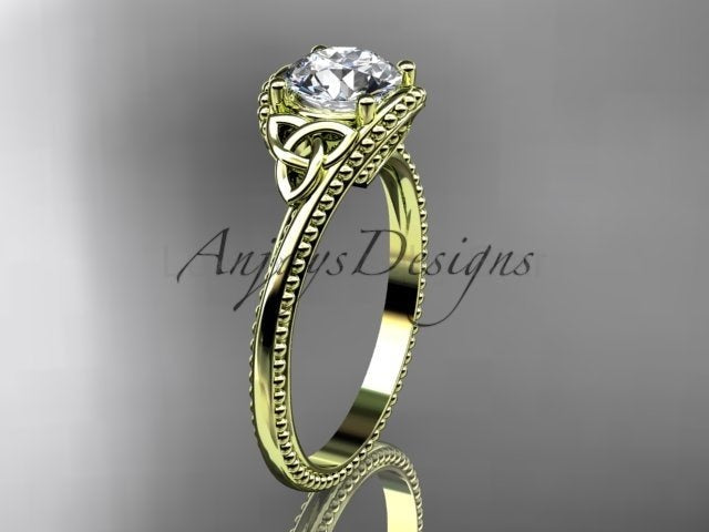 Celtic Dimond Ring Engagement Ring Irish Knot 1 Carat Lab Grown Diamond IGI Certified - image 6