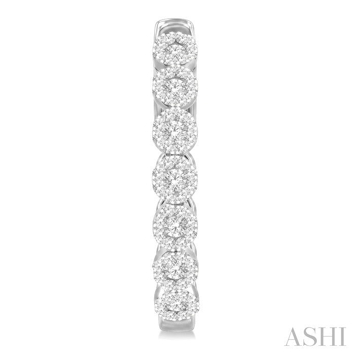 Lovebright Essential Diamond Hoop Earrings