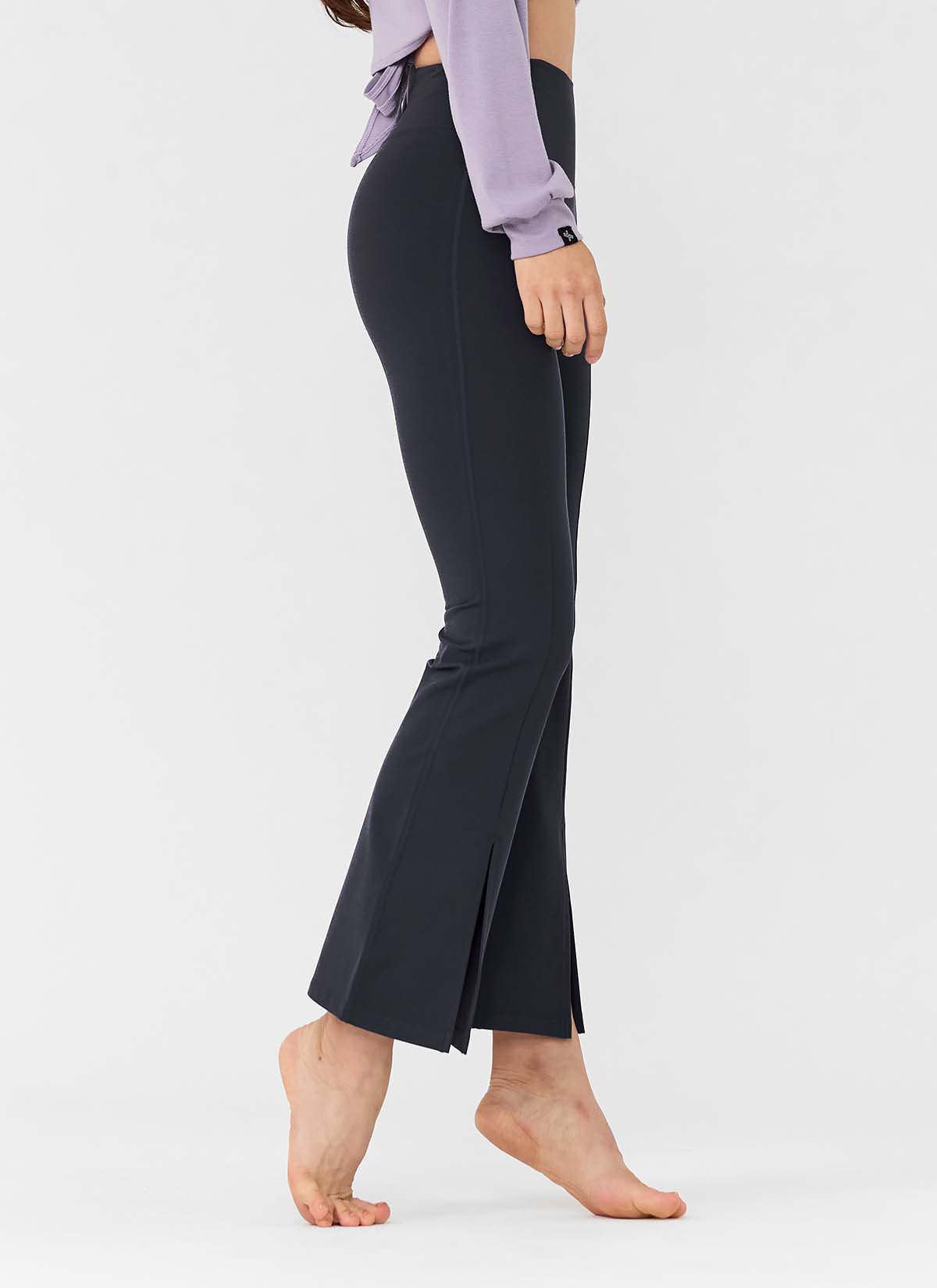 [Only New Member]XELLA Napping Boots Cut Slit Pants