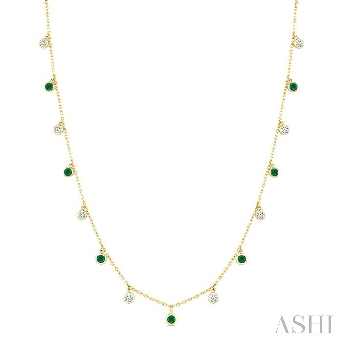 Diamond Station Necklace
