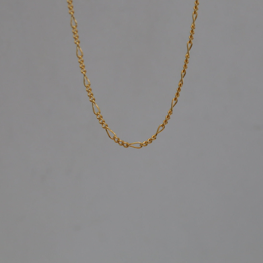 Figaro Layering Necklace in 14 Karat Gold Fill
