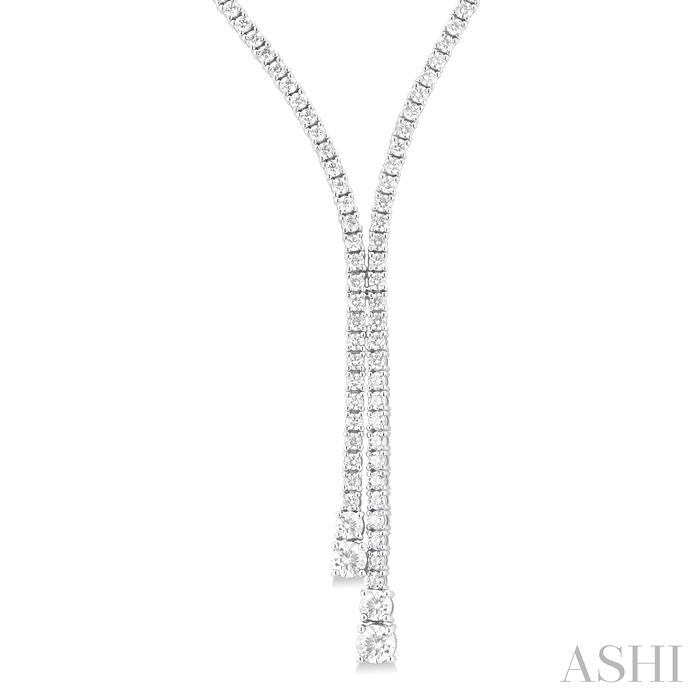 Diamond Lariat Y Necklace
