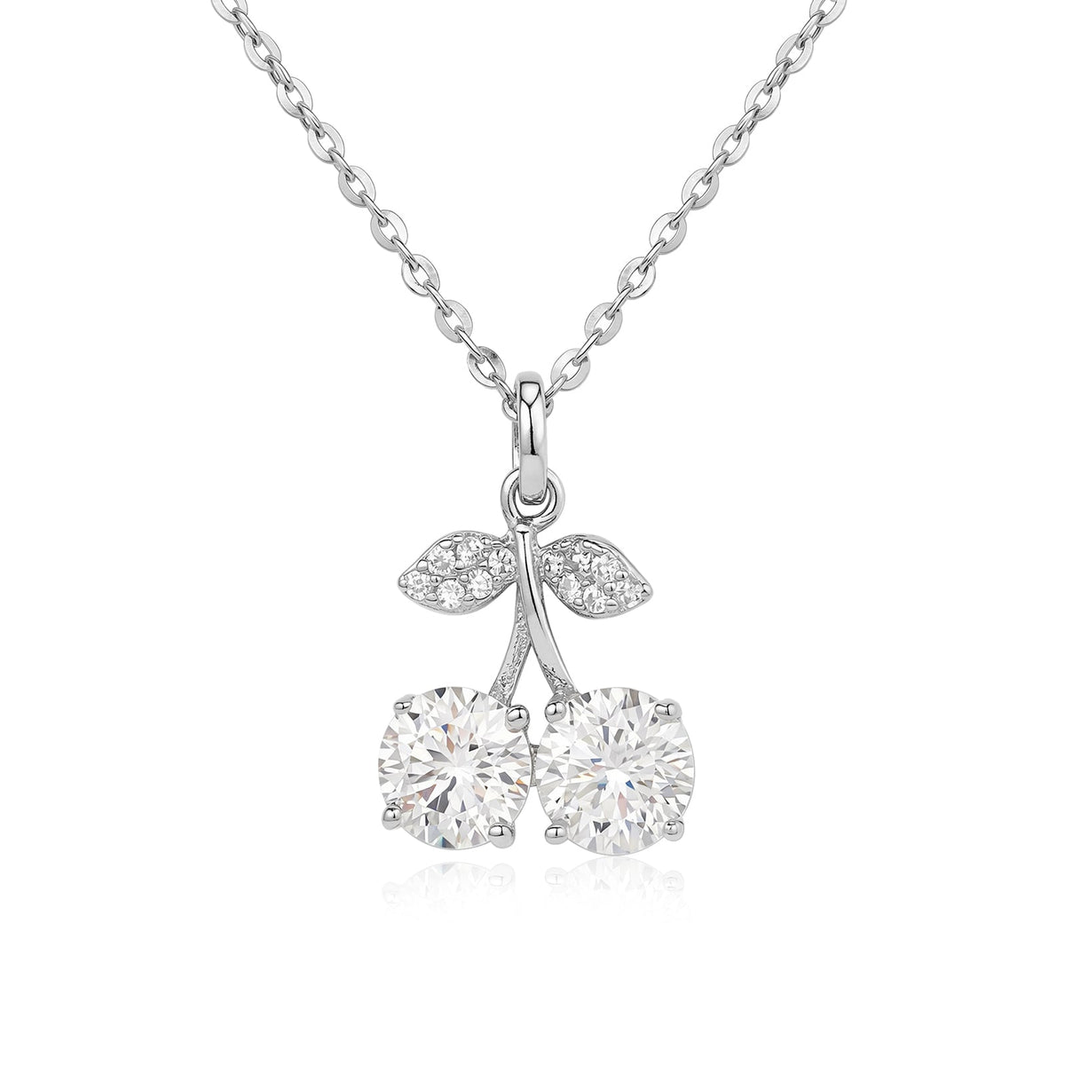 Cherry Moissanite Necklace