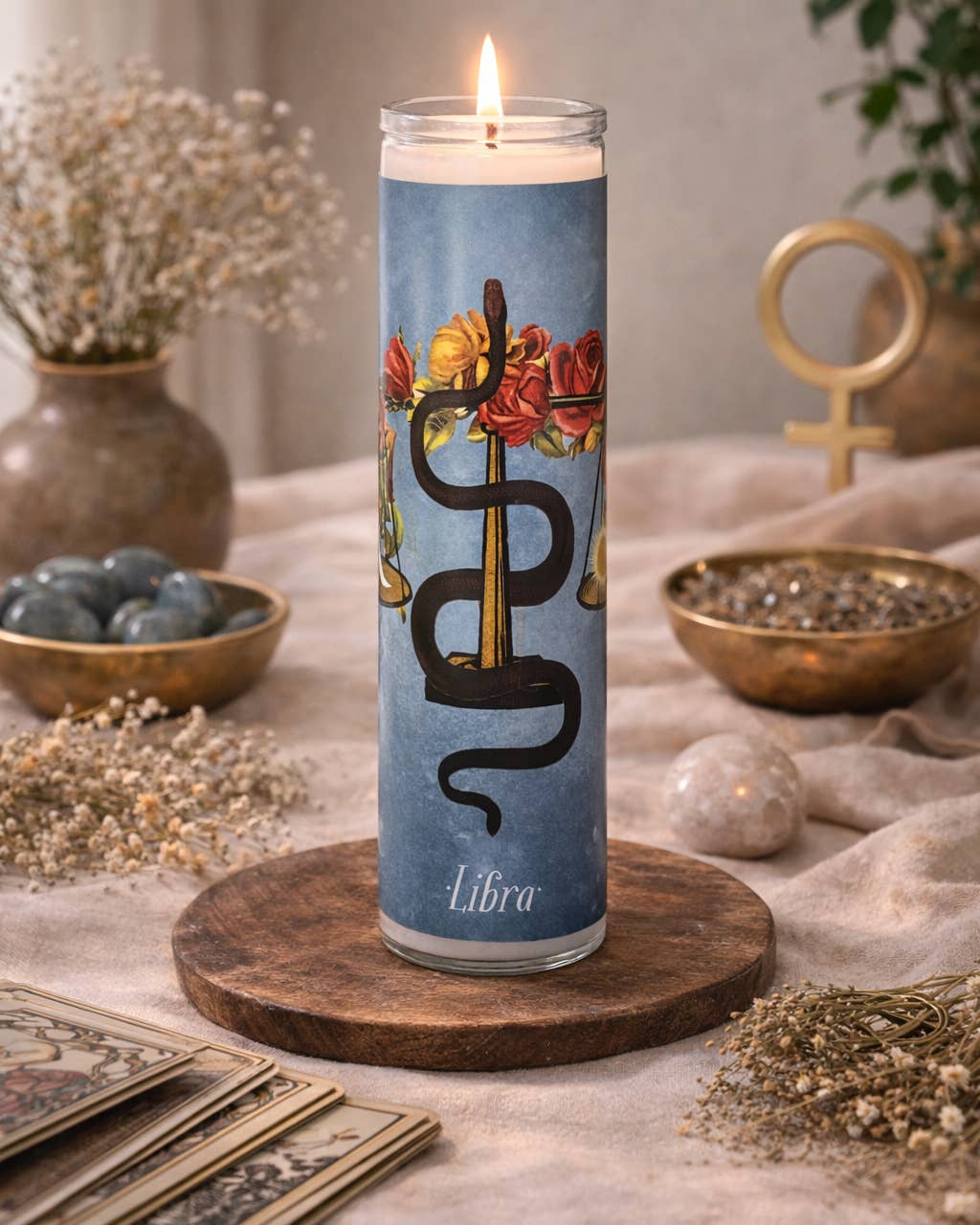 LIBRA ZODIAC SOY RITUAL CANDLE