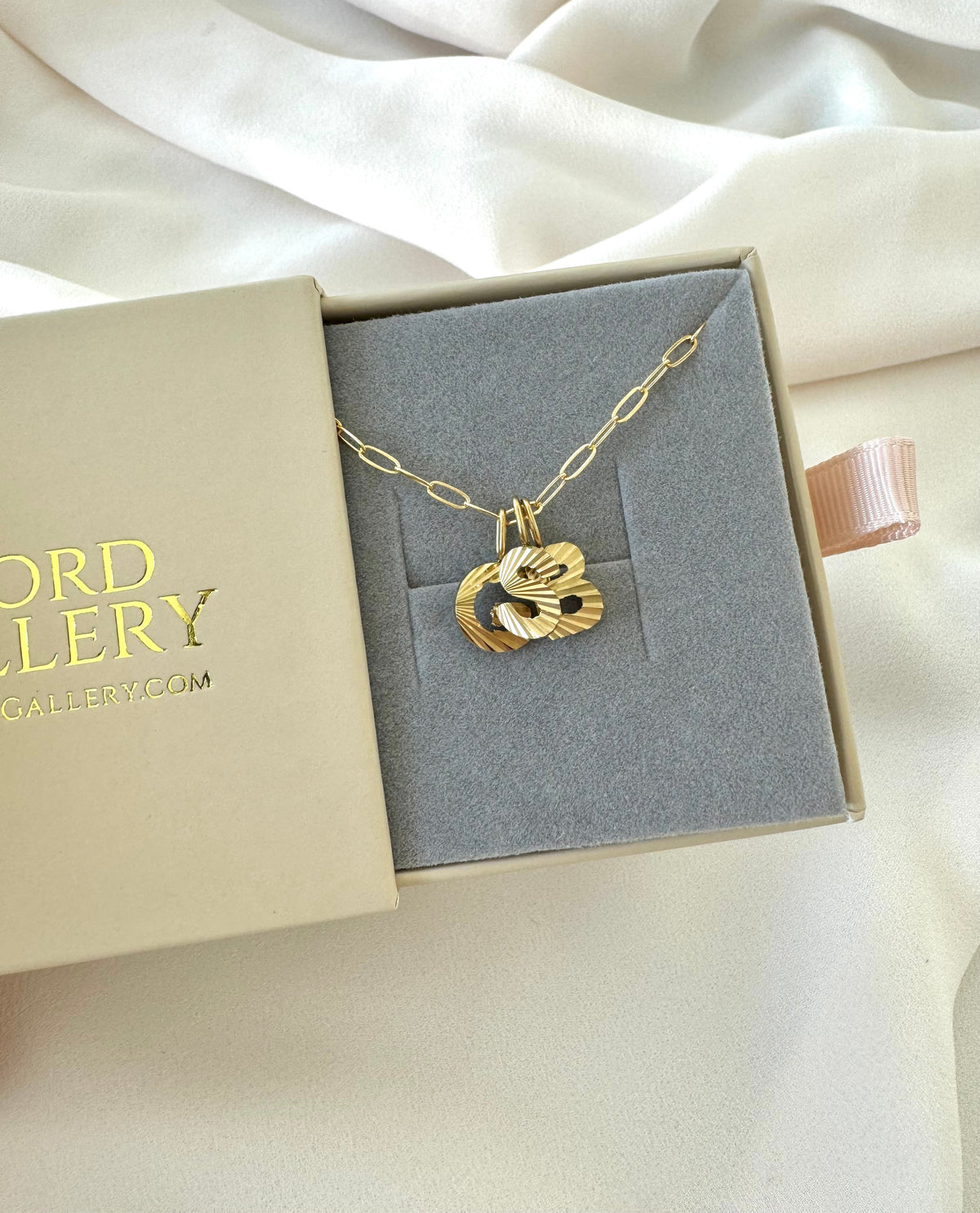 Gold Filled Shiny Reflective Etched Letter Charm Necklace - Initial Pendants - Custom Birthday Gift Jewelry