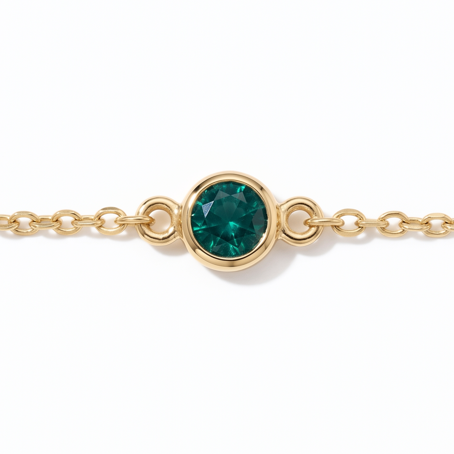 The Sol Bracelet | Lab-Grown Alexandrite | Cable Chain