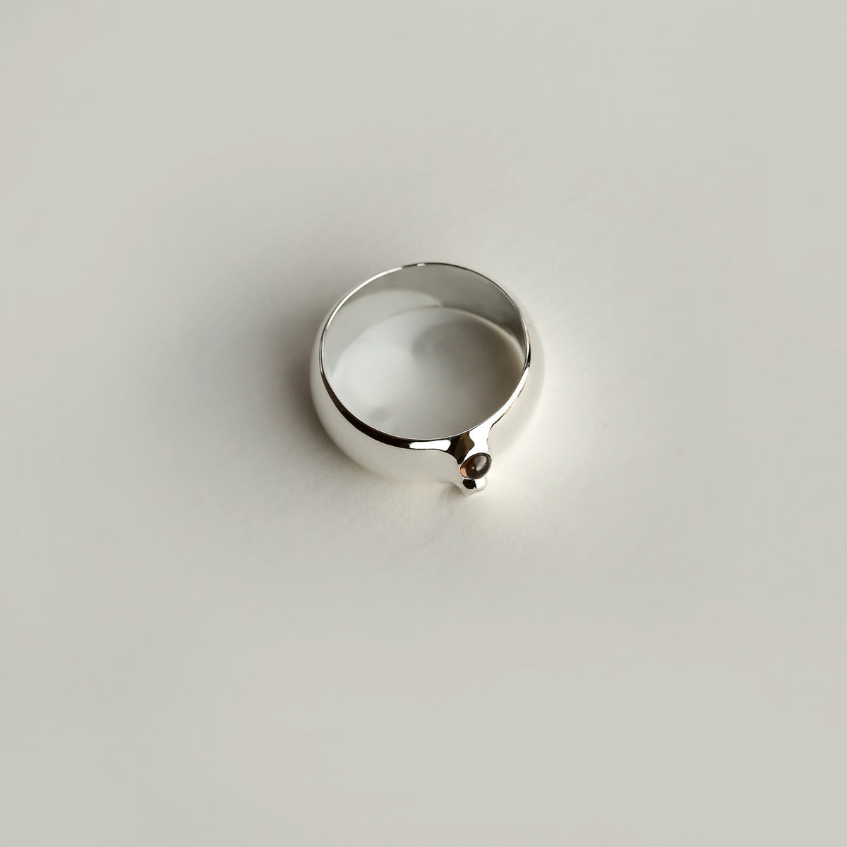 SMOKY QUARTZ AND DIAMOND RING