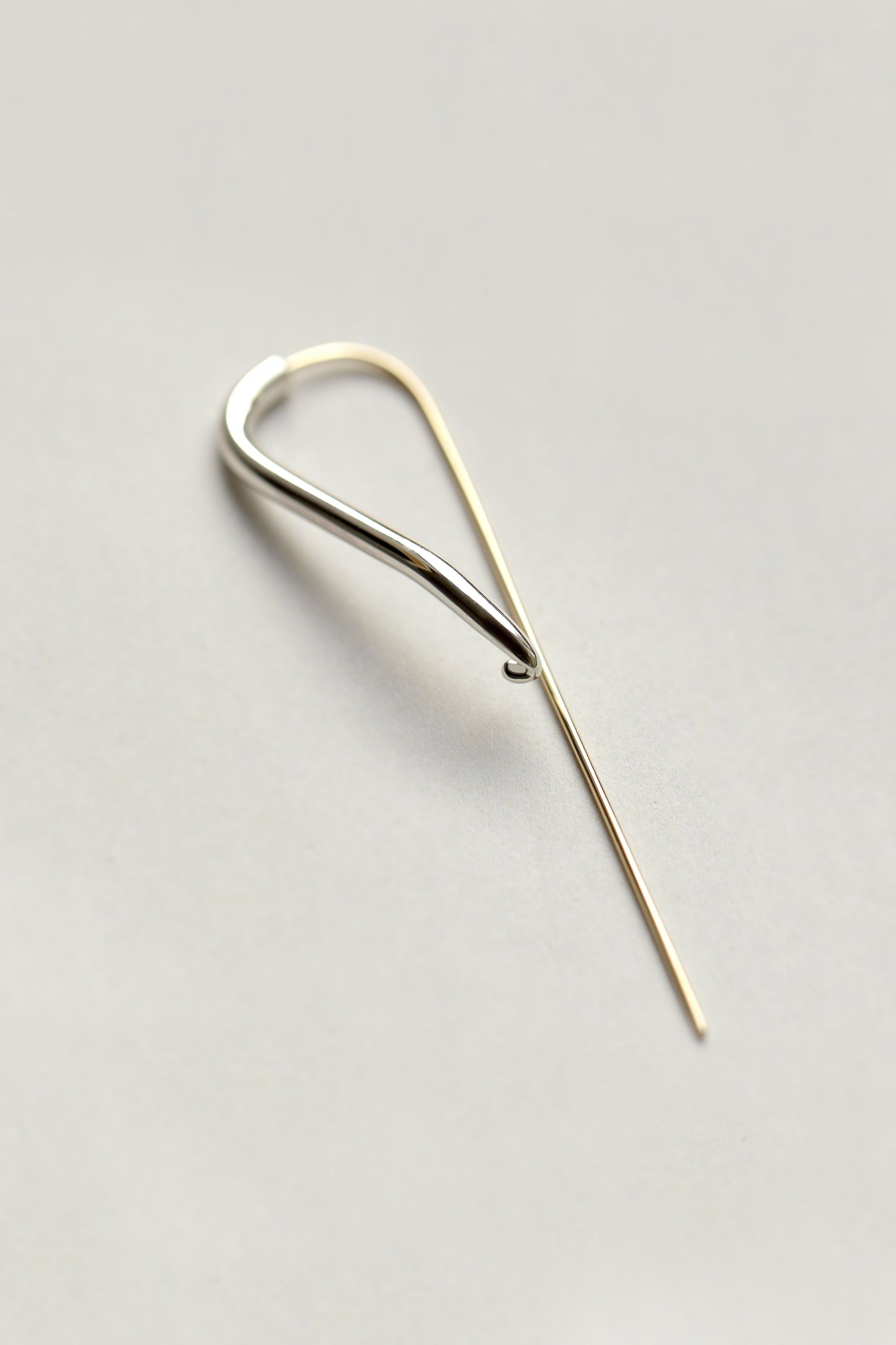 LARGE SAFETY PIN EARRING