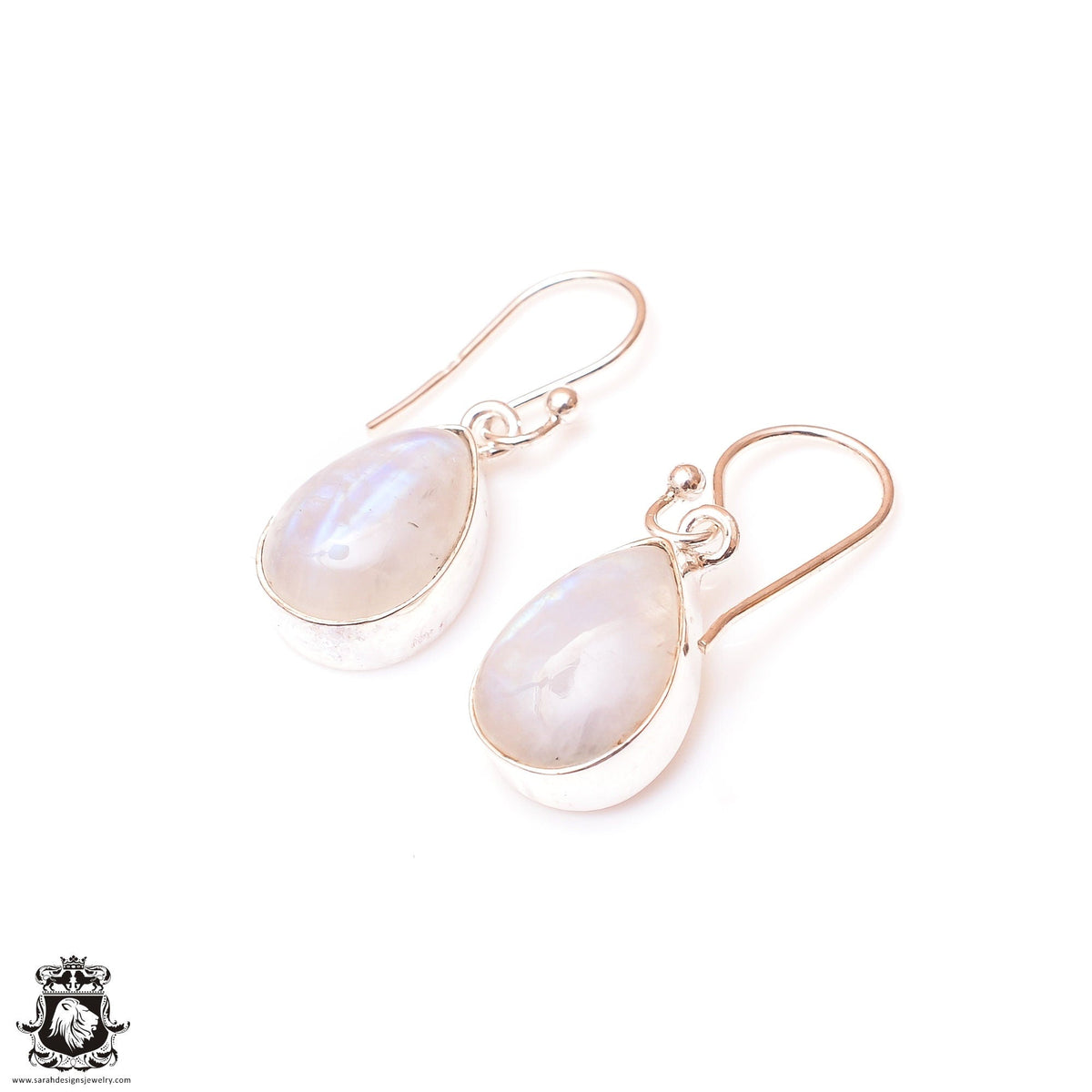 Moonstone Dangle & Drop Earrings 925 Solid (Nickel Free) Sterling Silver Earrings WHOLESALE price / Made in Canada Minimalist Earrings ER20