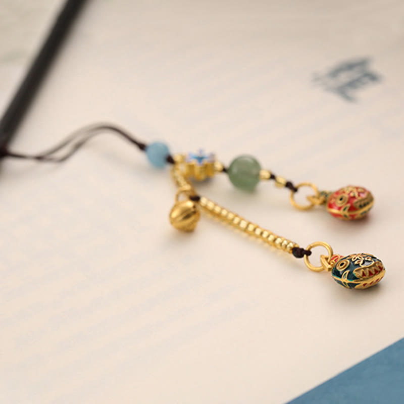 Fortune Jewel Gold Swallowing Beast Family Luck Key Chain