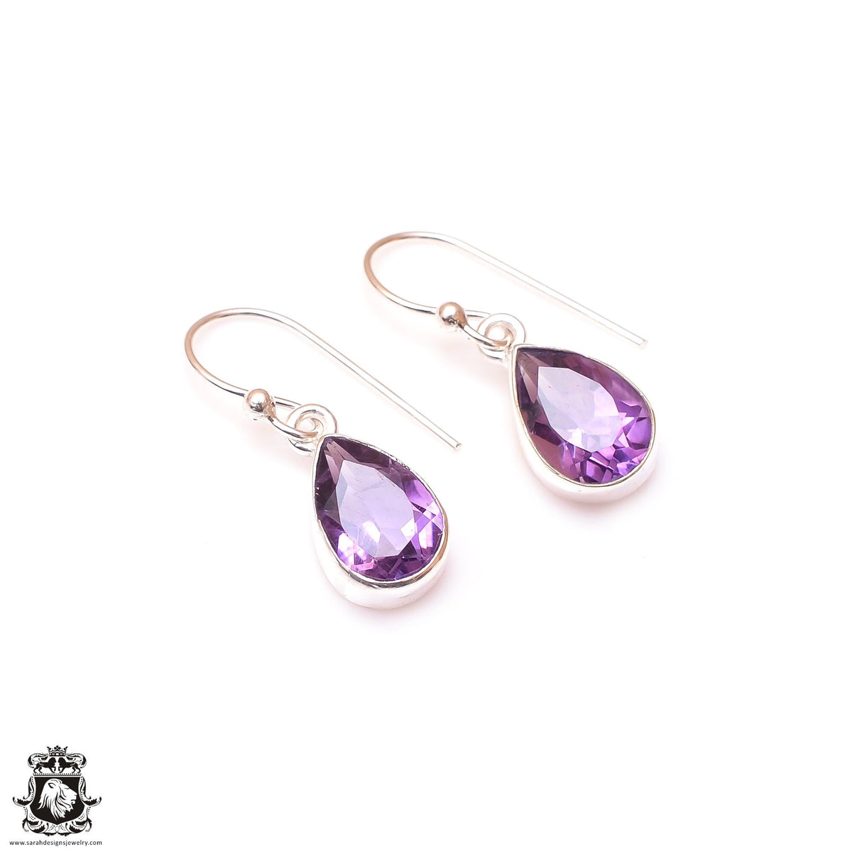 Amethyst Dangle & Drop Earrings 925 Solid (Nickel Free) Sterling Silver Earrings WHOLESALE price / Made in Canada Minimalist Earrings ER10
