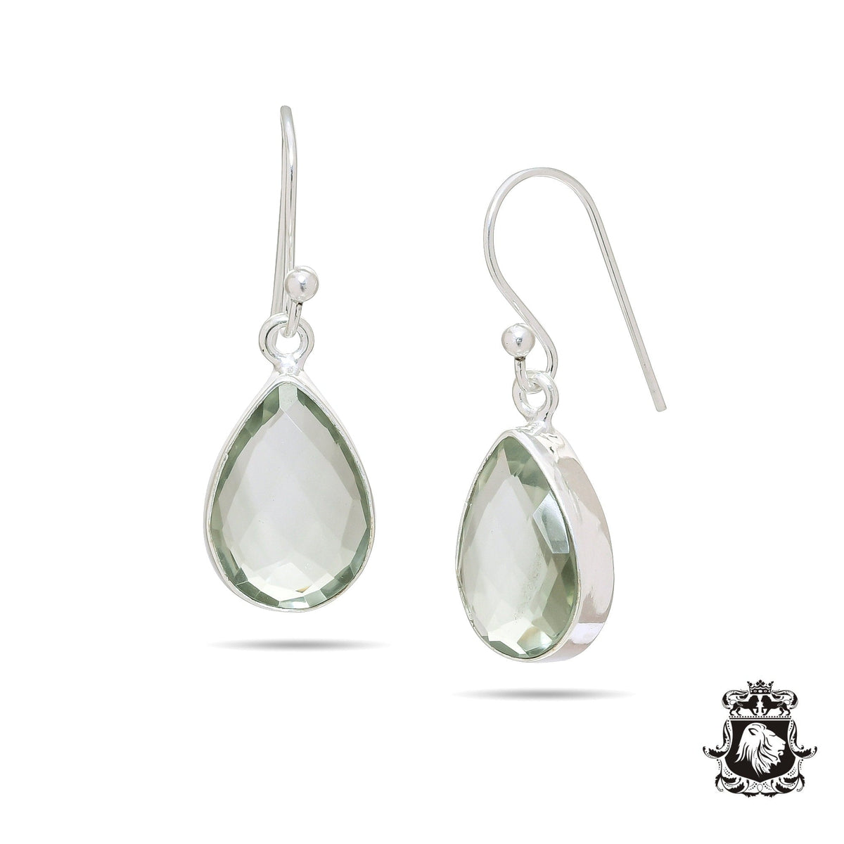 Prasiolite Dangle & Drop Earrings 925 Solid (Nickel Free) Sterling Silver Earrings WHOLESALE price / Made in Canada Minimalist Earrings ER18