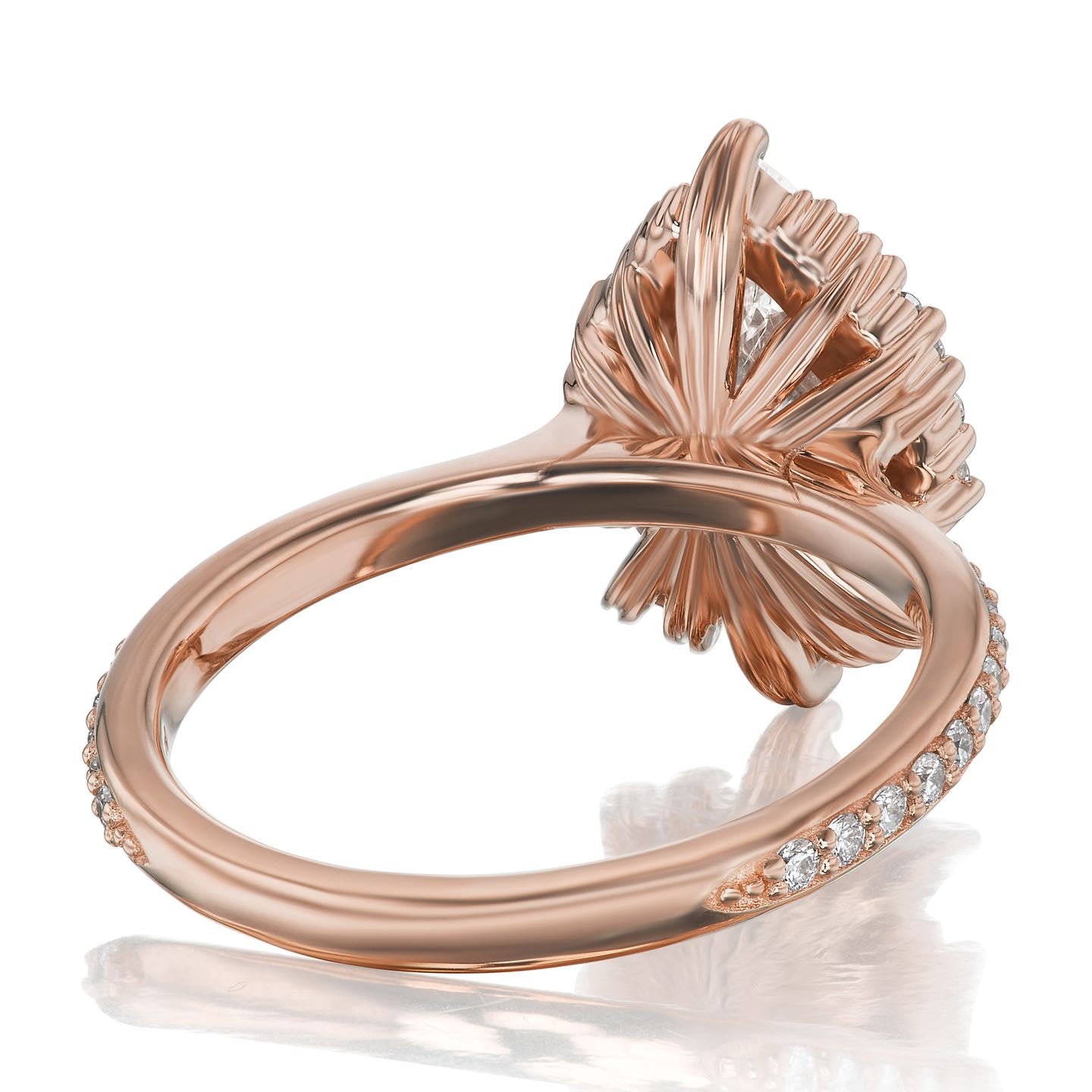 ・ARTEMIS・Pear Lab-Grown Diamond Center, Diamond Accents (1.47ctw+)
