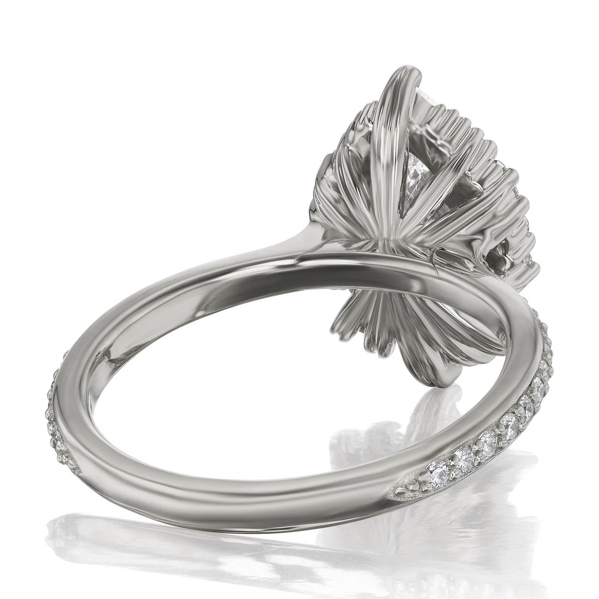・ARTEMIS・Pear Lab-Grown Diamond Center, Diamond Accents (1.47ctw+)