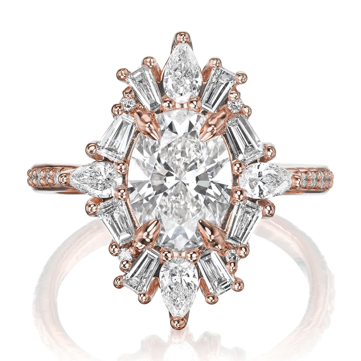 ・MAEVE・Oval Lab-Grown Diamond Center, Diamond Halo (2.34ctw+)