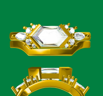 Custom Curved Matching Band for Dustin Newell - 14k Yellow Gold
