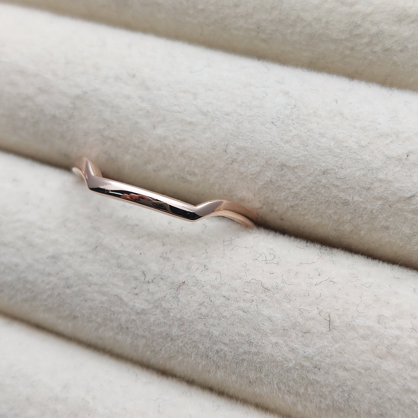 Custom Curved Matching Band for Dustin Newell - 14k Yellow Gold