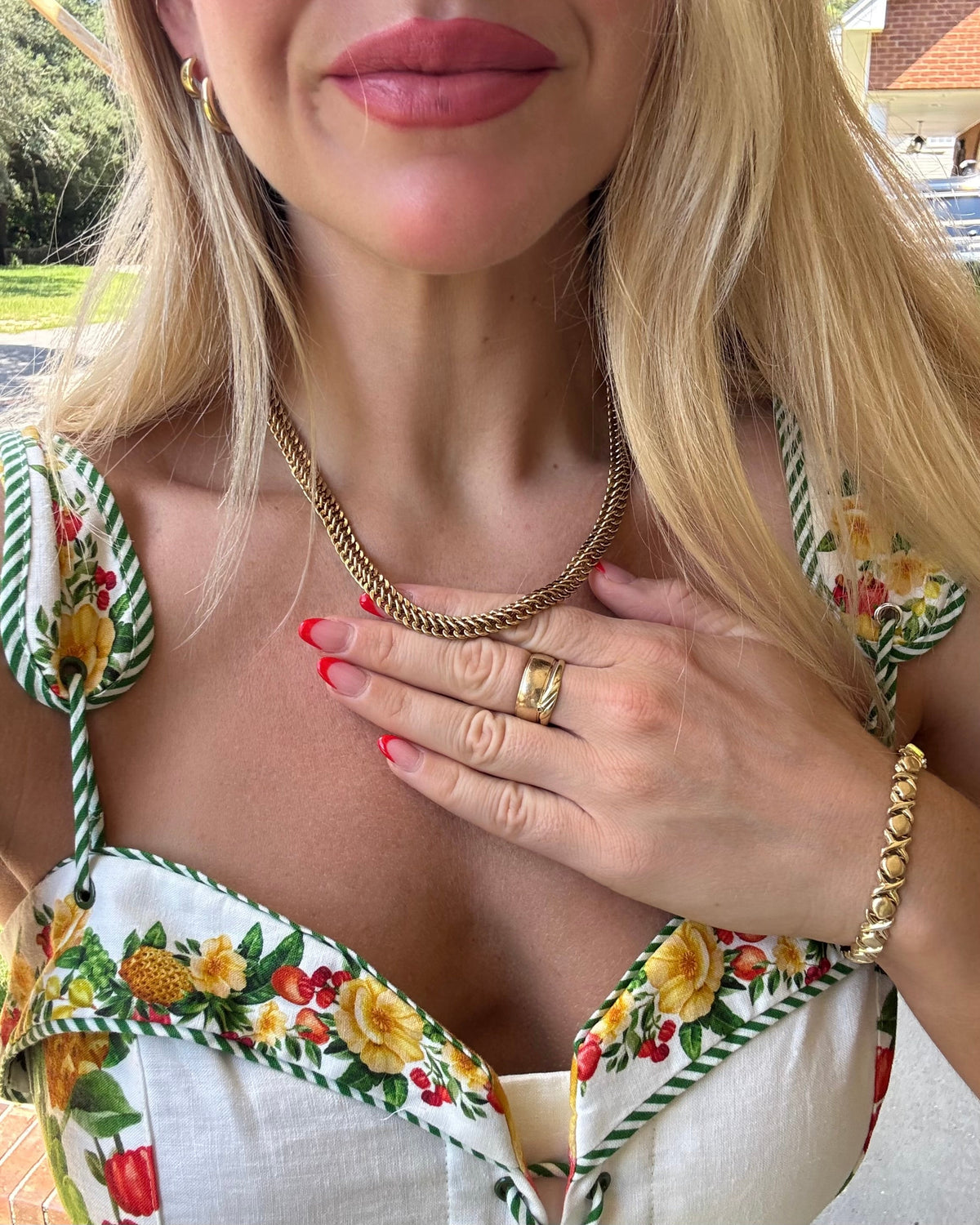 Vintage 14k Multi-Curb Chain