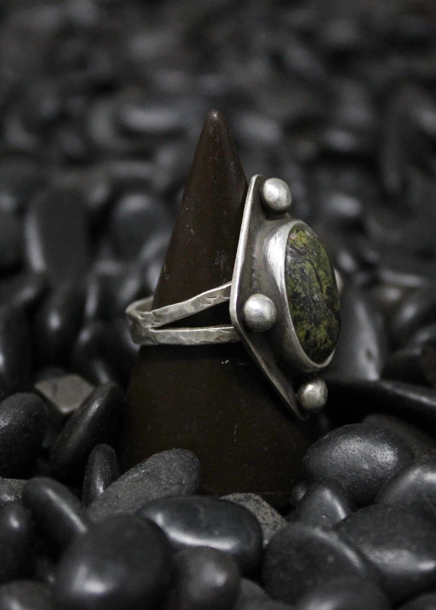 Dragon Blood Jasper Ring size 9.75