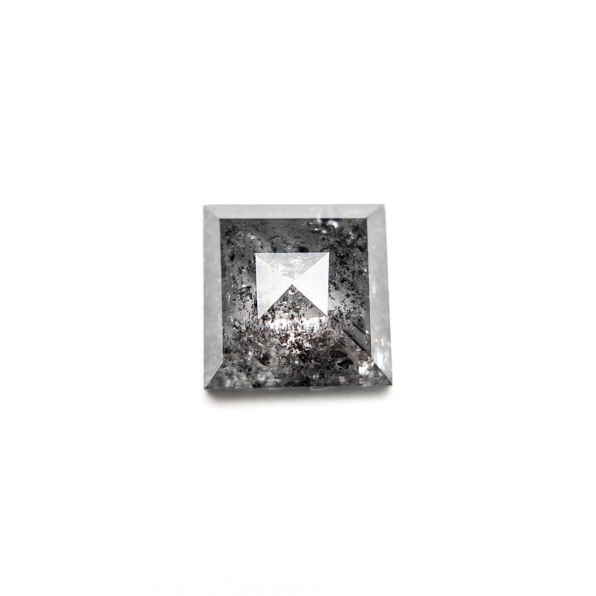 1.30 Carat Salt and Pepper Rose Cut Princess Diamond