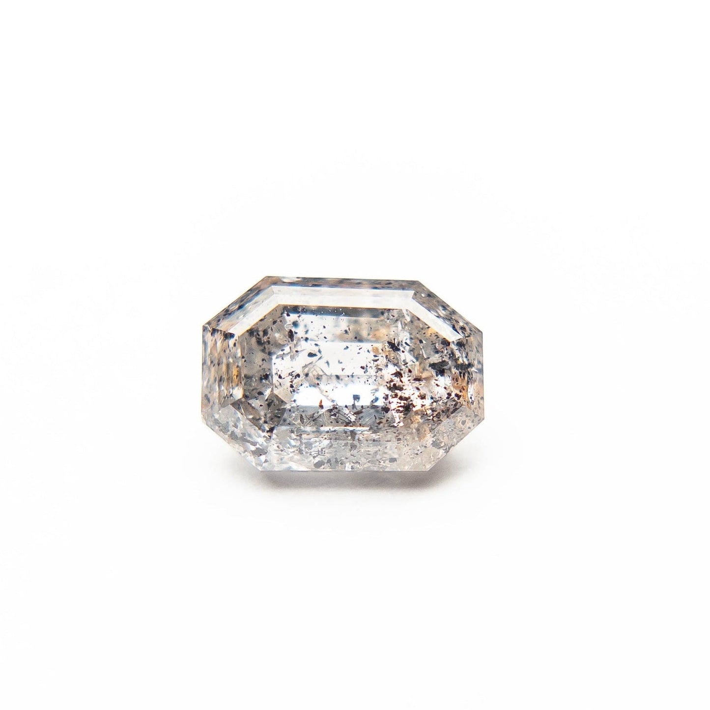 1.95 Carat Salt and Pepper Octagon Double Cut Diamond
