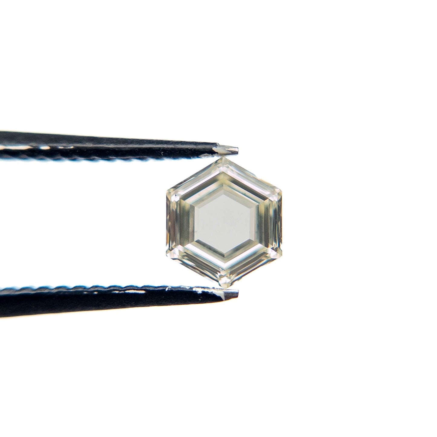 .71 Carat Clear Step Cut Hexagon Diamond