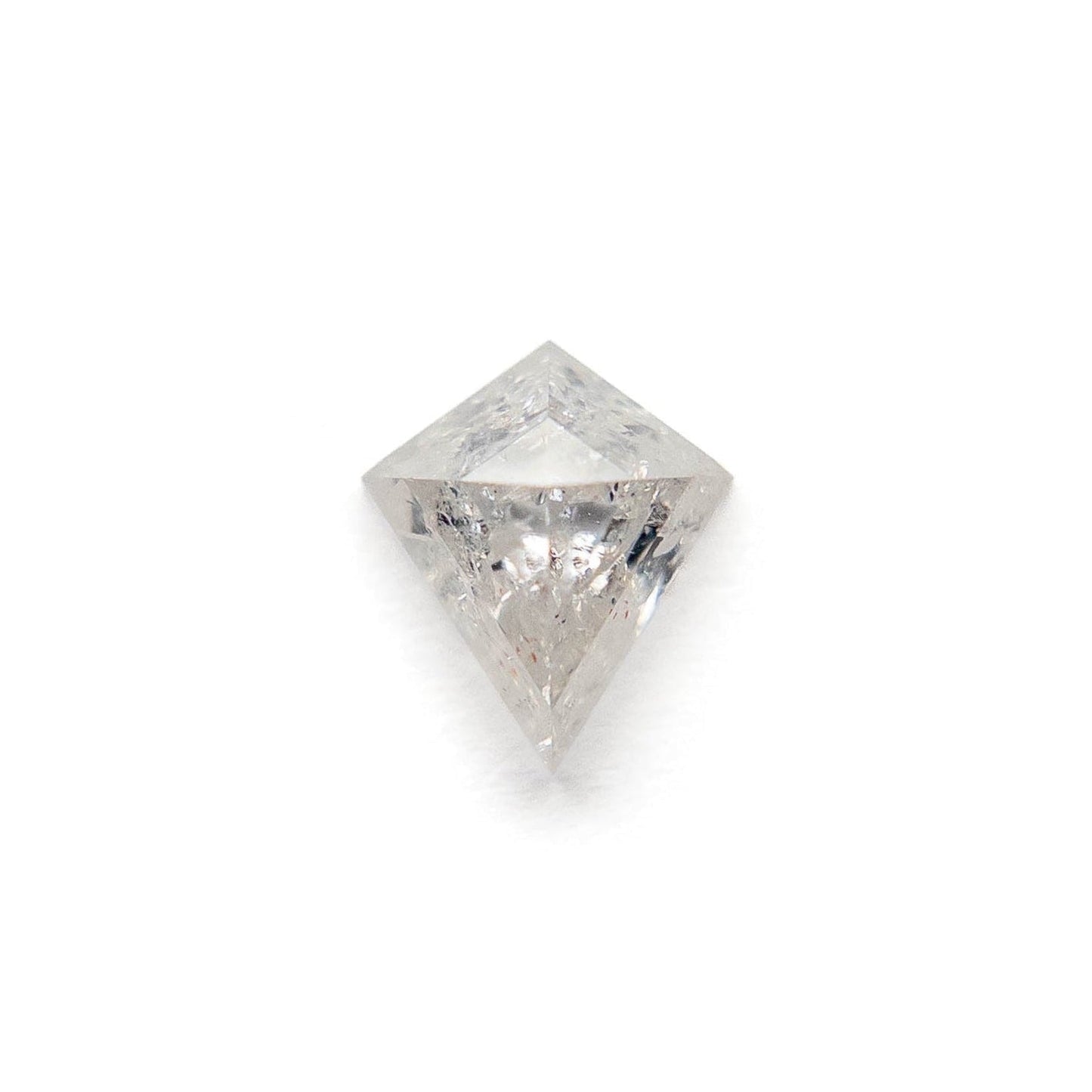 .87 Carat Icy White Rose Cut Kite Diamond