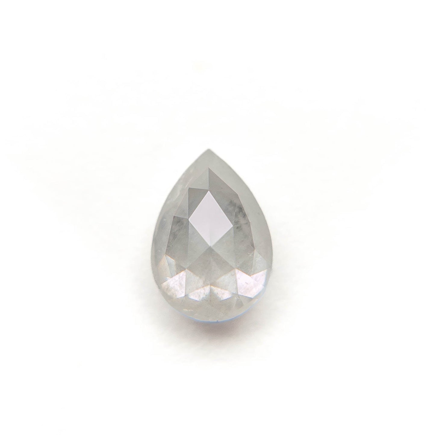 1.72 Carat Icy White Double Cut Pear Diamond