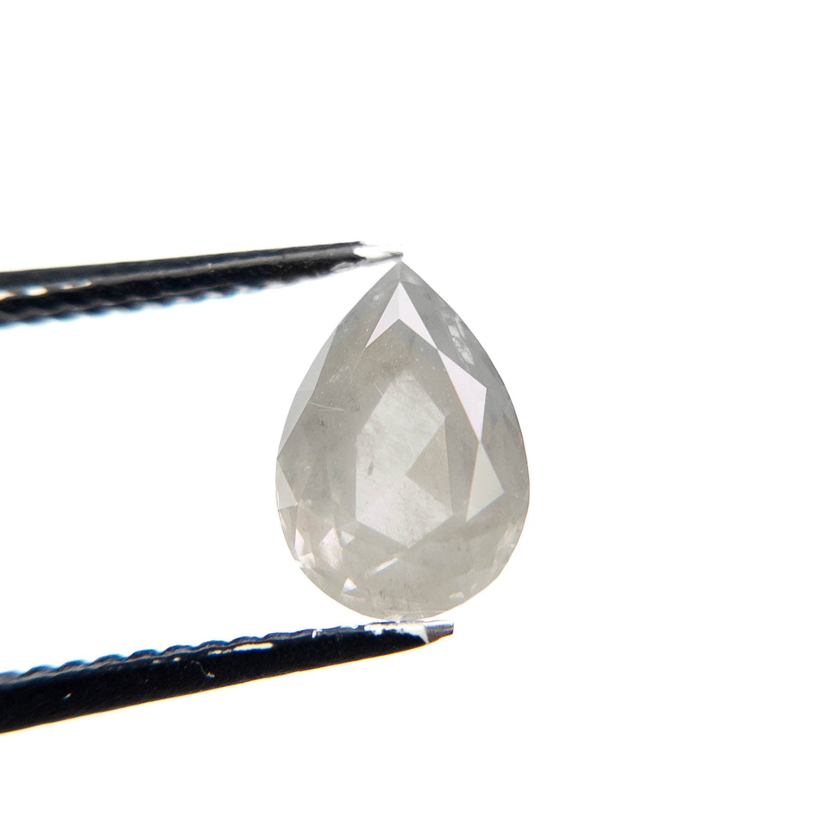 1.72 Carat Icy White Double Cut Pear Diamond
