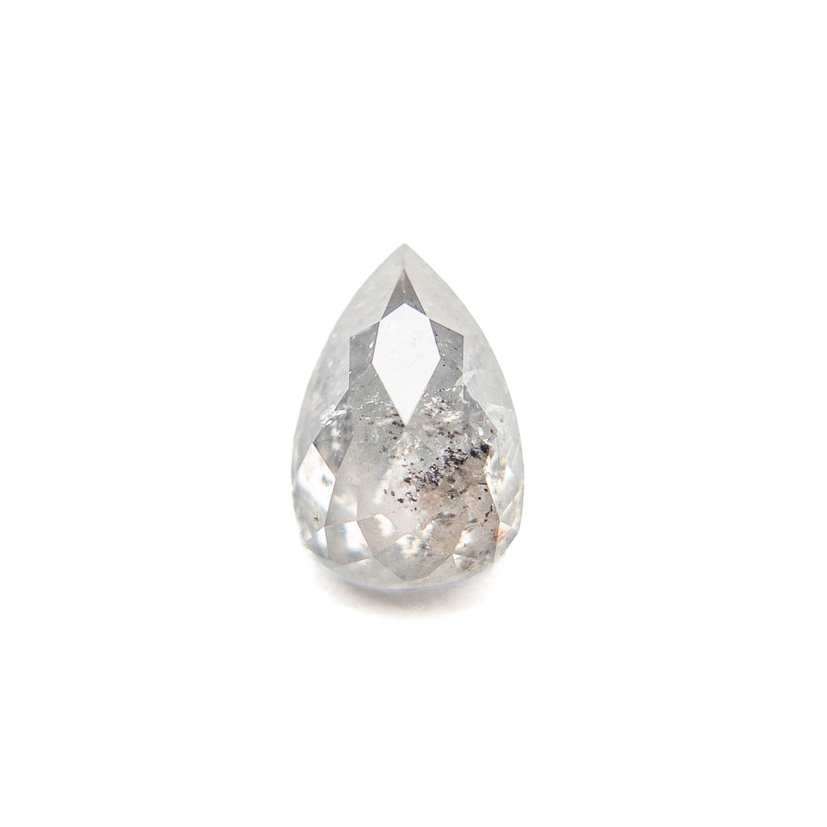 1.69 Carat Icy White Double Cut Pear Diamond