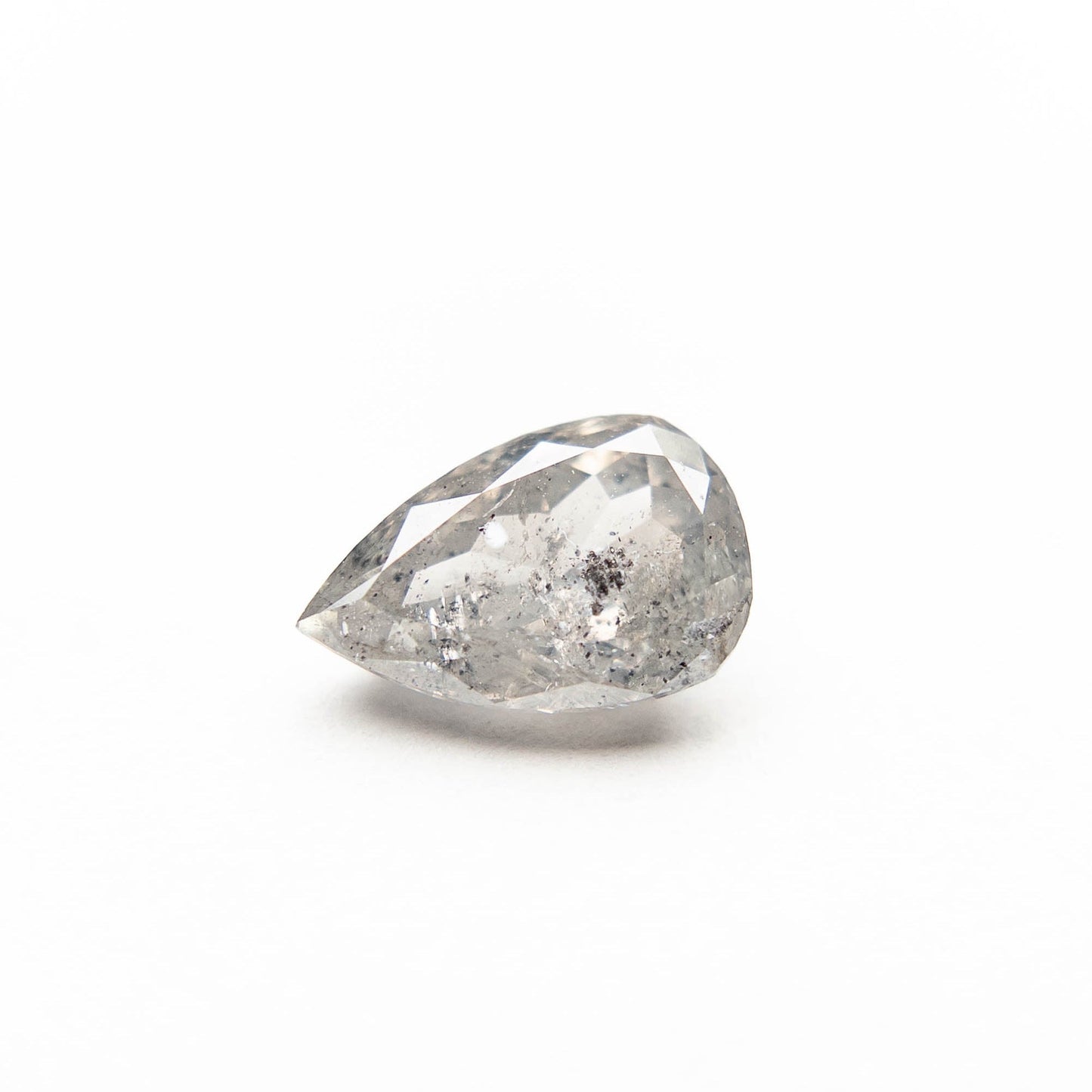 1.69 Carat Icy White Double Cut Pear Diamond