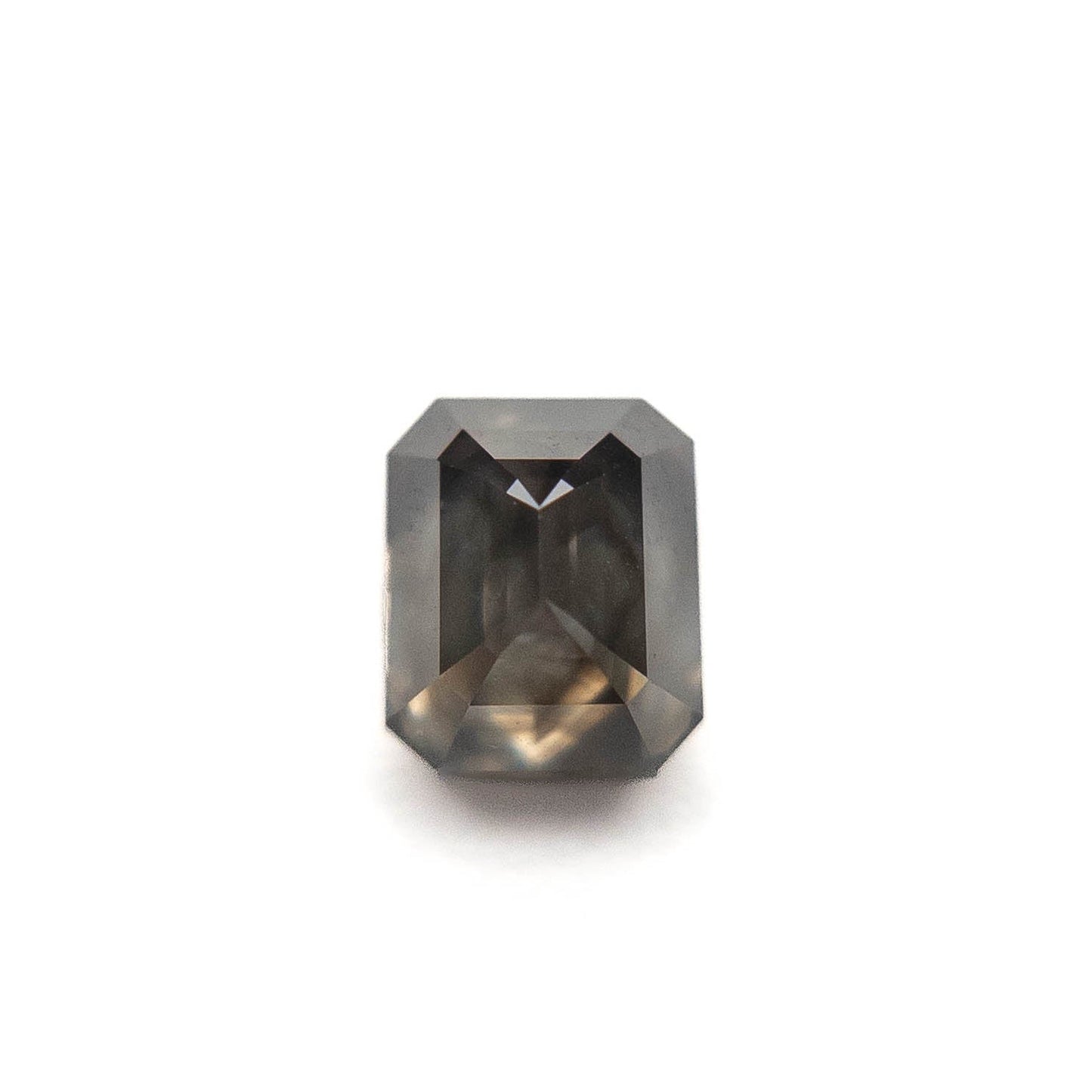1.18 Carat Black Double Cut Asscher Diamond