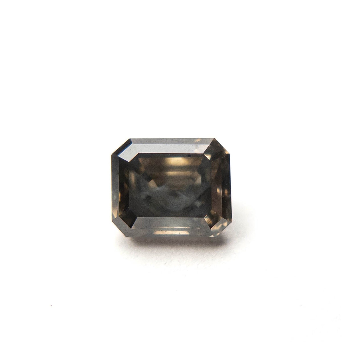 1.18 Carat Black Double Cut Asscher Diamond