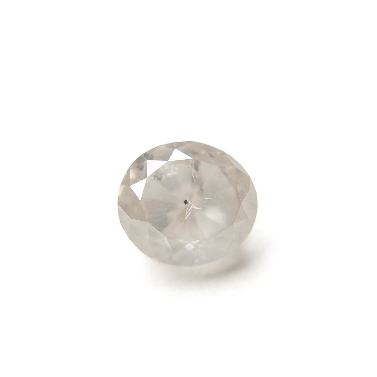2.02 Carat Icy White Brilliant Cut Oval Diamond