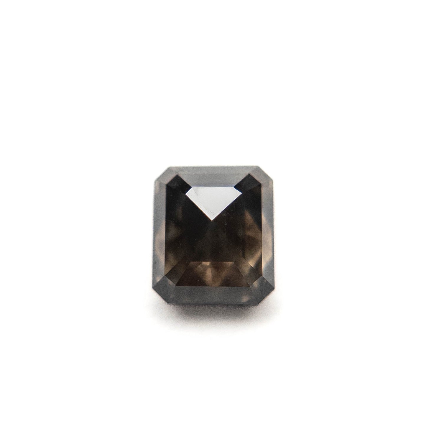 1.86 Carat Black Rose Cut Asscher Diamond