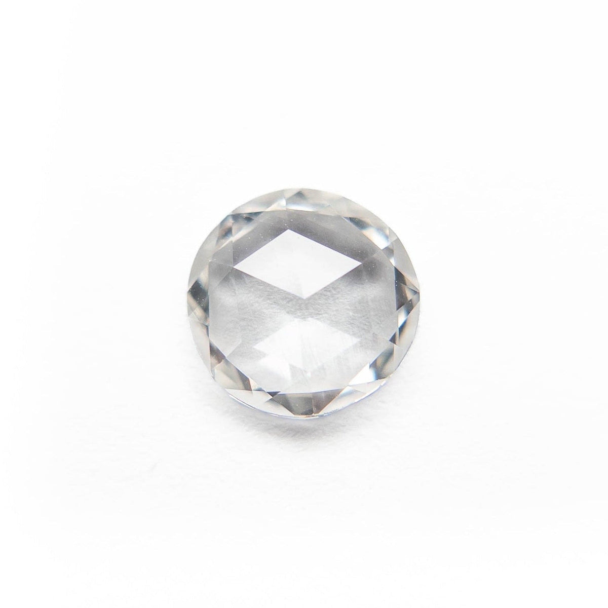 1.17 Carat Clear Rose Cut Round Diamond