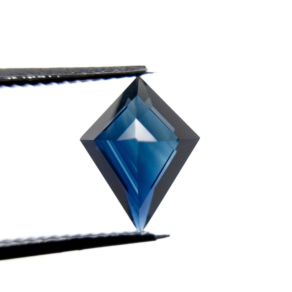 1.92 Carat Deep Blue Double Cut Kite Tanzanian Sapphire
