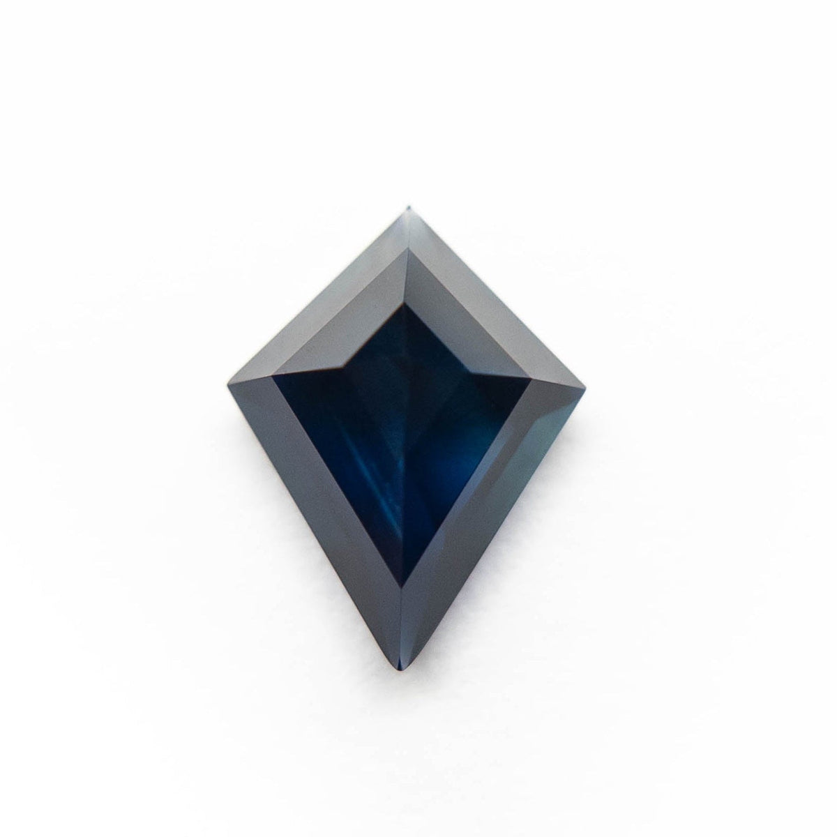 1.92 Carat Deep Blue Double Cut Kite Tanzanian Sapphire