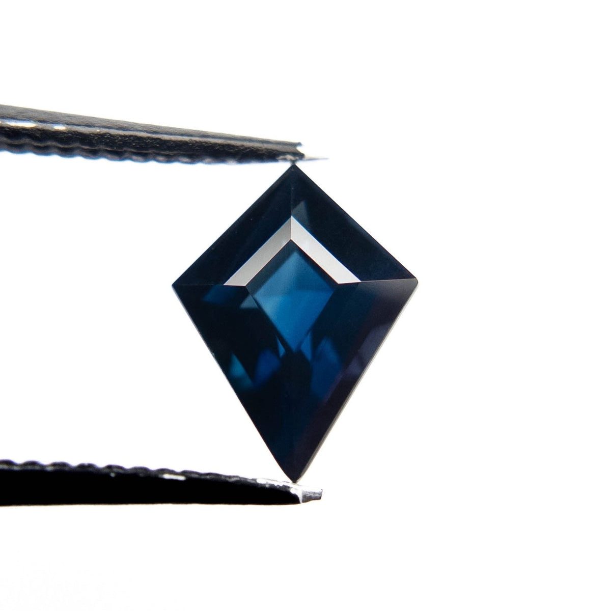 1.92 Carat Deep Blue Double Cut Kite Tanzanian Sapphire