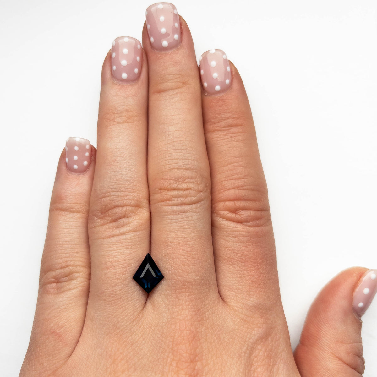 1.92 Carat Deep Blue Double Cut Kite Tanzanian Sapphire