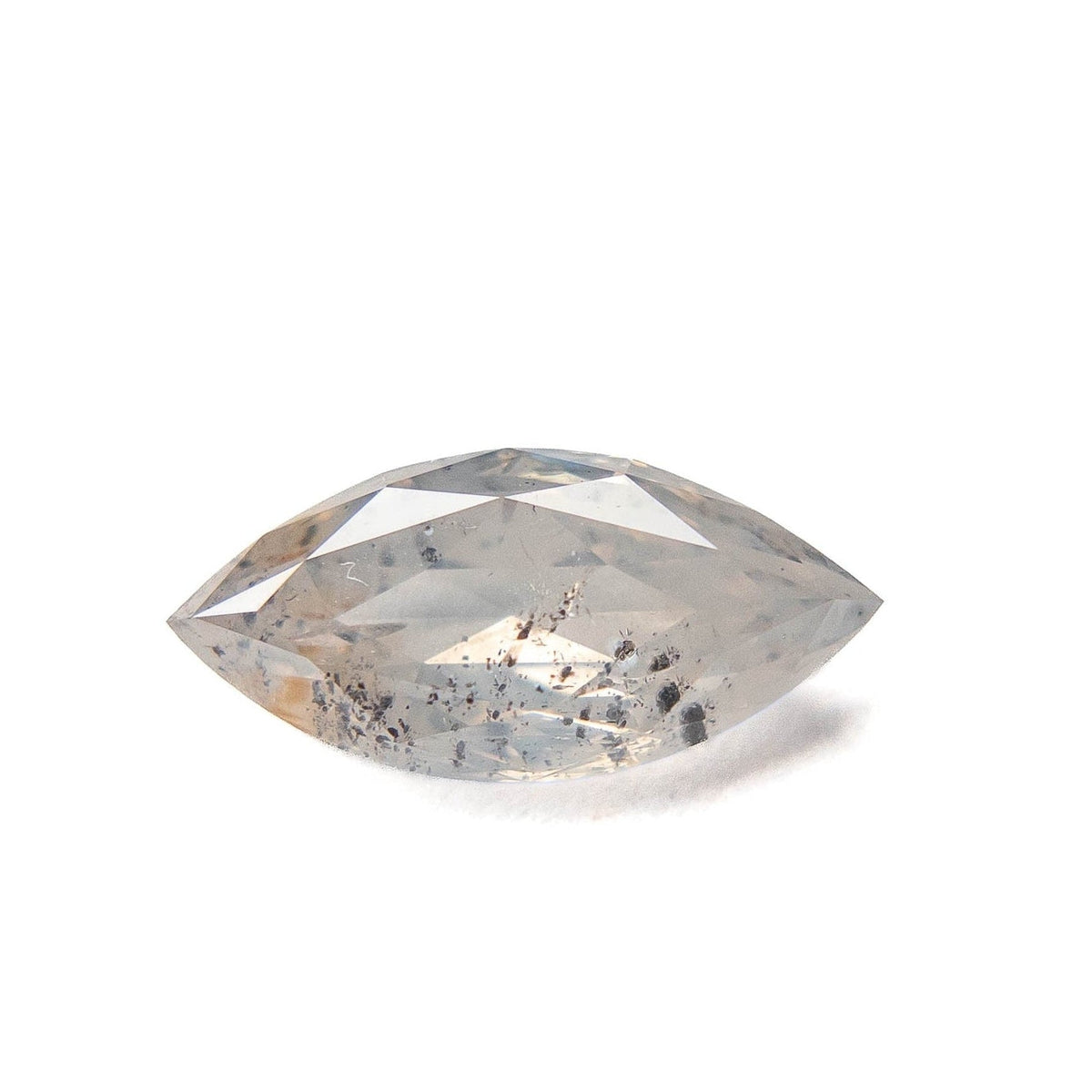 2.25 Carat Icy White Double Cut Marquise Diamond