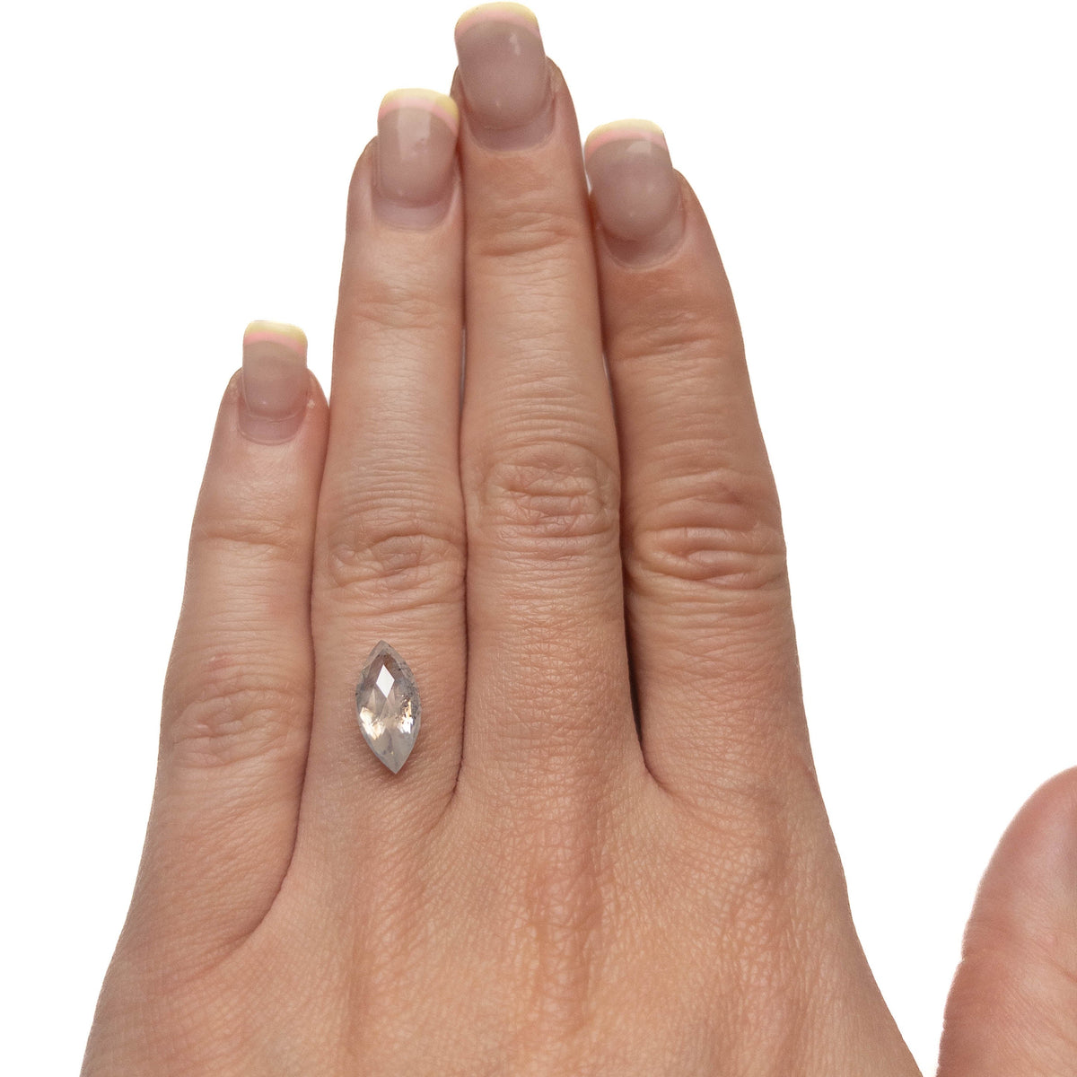 2.25 Carat Icy White Double Cut Marquise Diamond