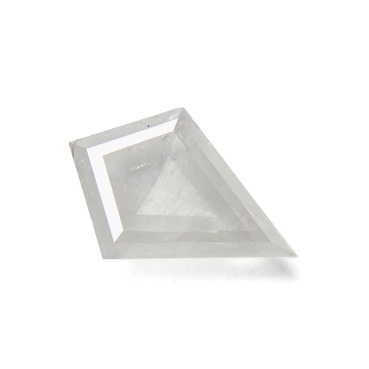 3.25 Carat Icy White Double Cut Kite Diamond