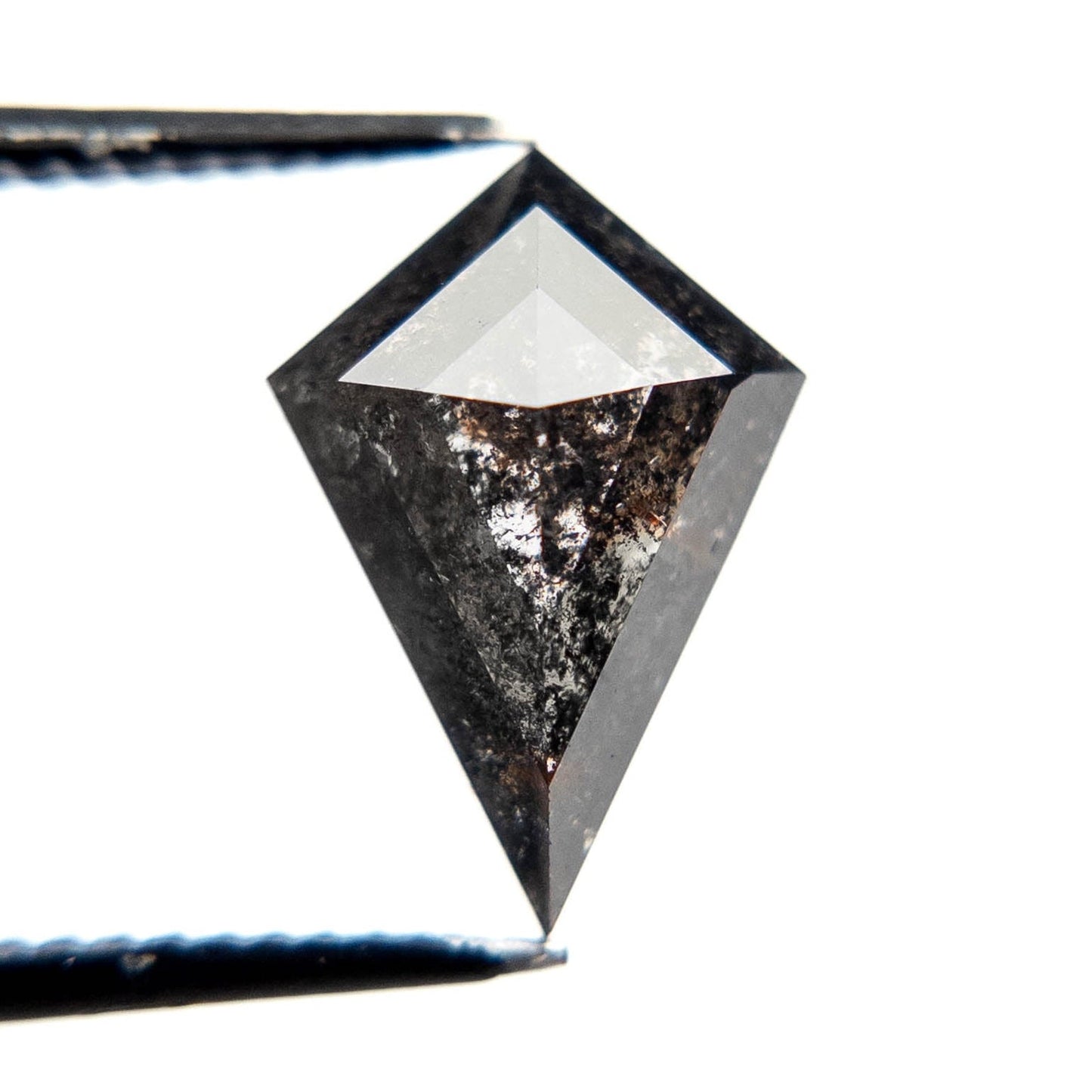 3.18 Carat Black Rose Cut Kite Diamond