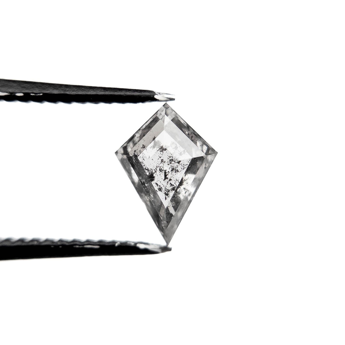 .80 Carat Canadian Salt and Pepper Double Cut Kite Diamond