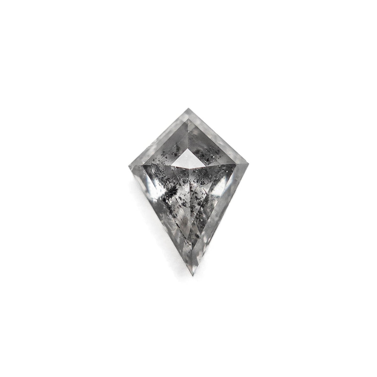 .80 Carat Canadian Salt and Pepper Double Cut Kite Diamond